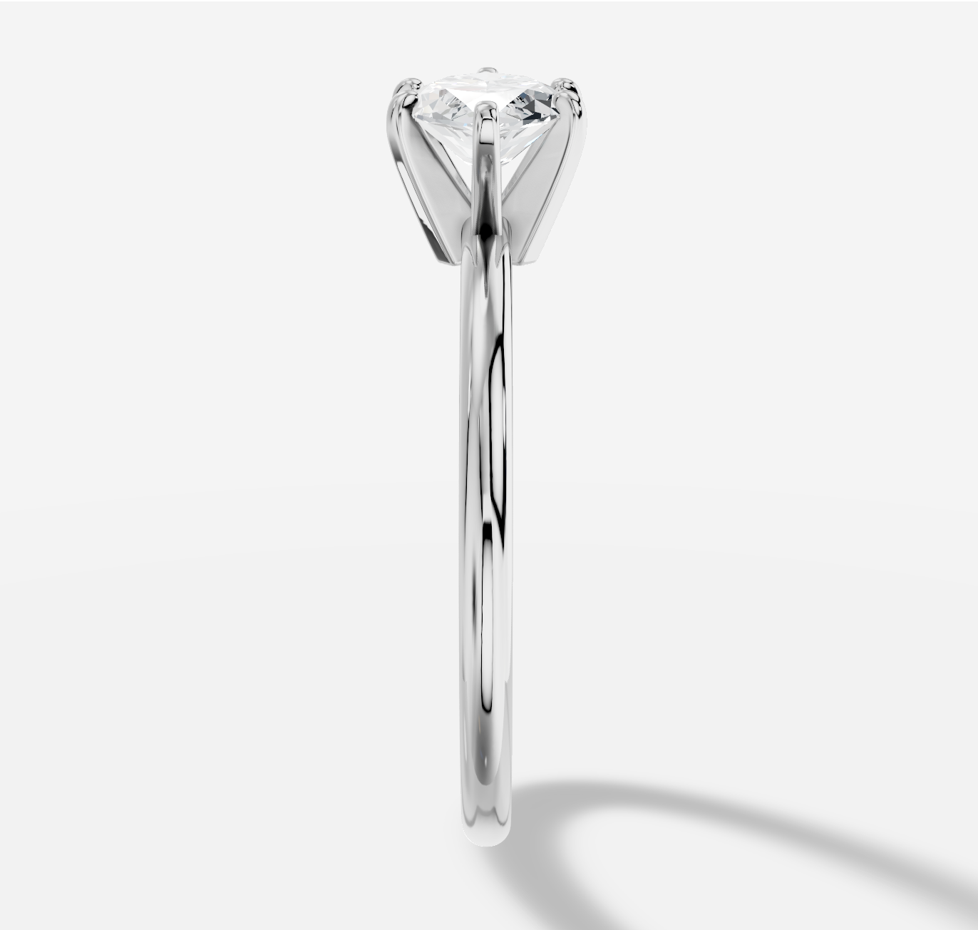 Marquise Diamond Ring in 18K White Gold - 图片 5